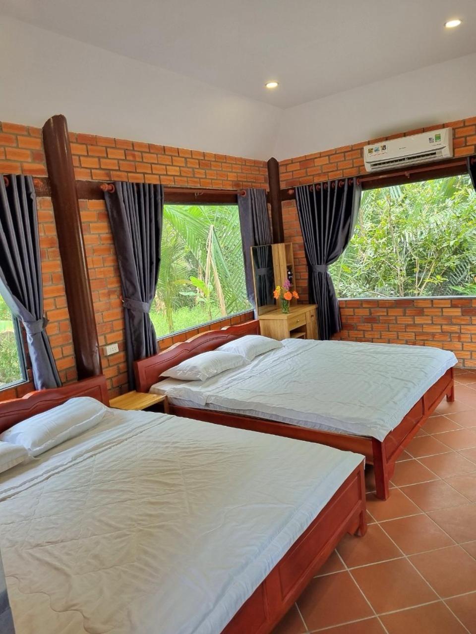 Homestay Nam Hàm Luông Ben Tre Esterno foto