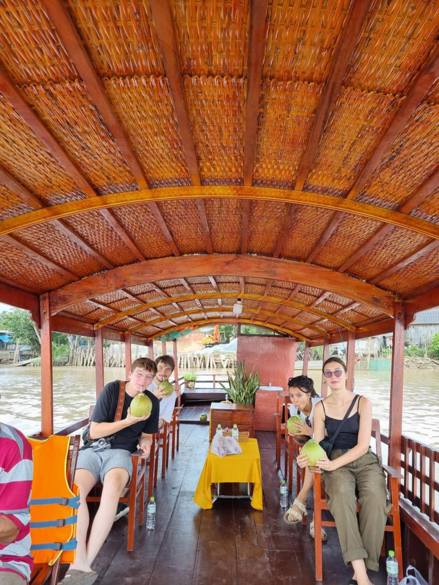 Homestay Nam Hàm Luông Ben Tre Esterno foto